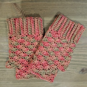 Horgolt kesztyű - ruha & divat - sál, sapka, kendő - kesztyű - Meska.hu