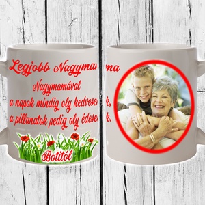 Egyedi  Bögre- Legjobb Nagymama - Meska.hu