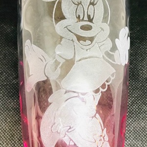 Minnie Mouse - üvegpohár - otthon & életmód - konyhafelszerelés, tálalás - tálalás - pohár - Meska.hu