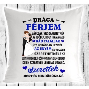 Drága Férjem-párna - Meska.hu