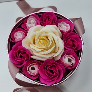 Szappan rózsa box- krém és rózsaszín - otthon & életmód - dekoráció - Meska.hu