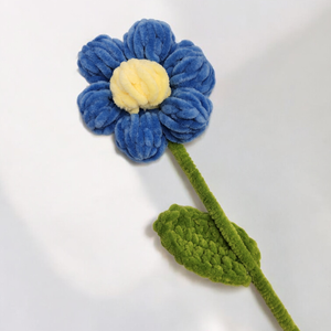 Horgolt plüss virág, Otthon & Életmód, Virágdekoráció, Virágok, Szálas virág, Horgolás, MESKA