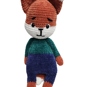 Horgolt plüss Róka - játék & sport - plüssállat & játékfigura - róka - Meska.hu