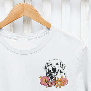 Golden retriever kutya mintás női póló, Ruha & Divat, Női ruha, Póló, felső, , MESKA