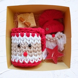 Télapó karácsonyi ajándékszett - otthon & életmód - tárolás & rendszerezés - tárolókosár - Meska.hu