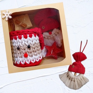 Télapó karácsonyi ajándékszett - otthon & életmód - tárolás & rendszerezés - tárolókosár - Meska.hu