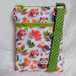 Bagoly mintás tarisznya gyerekeknek - Meska.hu