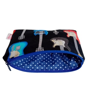 Gitár mintás textil pénztárca gyerekeknek - táska & tok - pénztárca & más tok - pénztárca - gyerek pénztárca - Meska.hu