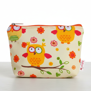 Gyerek pénztárca mütyürtartó textil bagoly mintás 16x12 cm, Táska & Tok, Pénztárca & Más tok, Pénztárca, Gyerek pénztárca, Varrás, MESKA