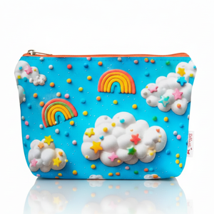 Gyerek pénztárca mütyürtartó textil cukorka mintás 16x12 cm, Táska & Tok, Pénztárca & Más tok, Pénztárca, Gyerek pénztárca, Varrás, MESKA