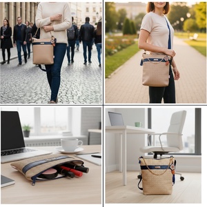 3in1 univerzális kézi- és válltáska neszesszer táskadísz/kulcstartó szett 30x31 cm - táska & tok - variálható táska - Meska.hu