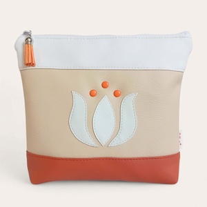 Neszesszer univerzális bármitartó tulipán mintás 23x18 cm, Táska & Tok, Neszesszer, Varrás, MESKA