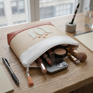 Neszesszer univerzális bármitartó tulipán mintás 23x18 cm - táska & tok - neszesszer - Meska.hu