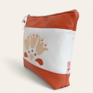 Neszesszer univerzális bármitartó tulipán párta mintás - terrakotta 23x18 cm - táska & tok - neszesszer - Meska.hu