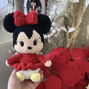 Minnie Mouse/ Minnie egér horgolt plüss  - Meska.hu