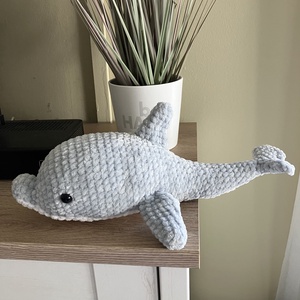 Zsenília amigurumi delfin  - játék & sport - plüssállat & játékfigura - más figura - Meska.hu