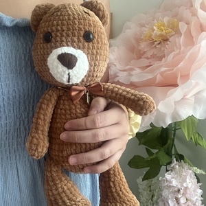Zsenília amigurumi maci  - játék & sport - plüssállat & játékfigura - maci - Meska.hu