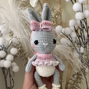 Horgolt nyuszi baba - Meska.hu