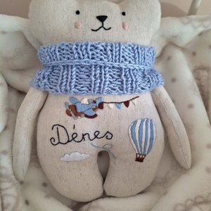 Modern hímzett maci  - játék & sport - plüssállat & játékfigura - maci - Meska.hu