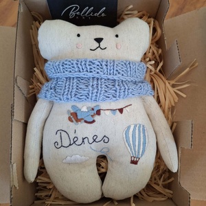 Modern hímzett maci , Játék & Sport, Plüssállat & Játékfigura, Maci, Hímzés, Varrás, MESKA