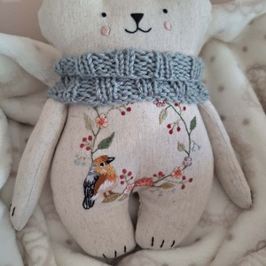 Modern hímzett maci  - játék & sport - plüssállat & játékfigura - maci - Meska.hu