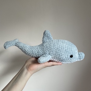 Zsenília amigurumi delfin , Játék & Sport, Plüssállat & Játékfigura, Delfin, bálna, Horgolás, MESKA