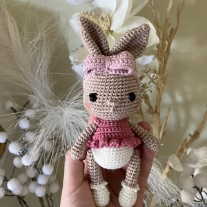 Horgolt nyuszi baba, Játék & Sport, Plüssállat & Játékfigura, Nyuszi, Horgolás, MESKA