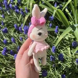 Horgolt nyuszi baba - játék & sport - plüssállat & játékfigura - nyuszi - Meska.hu