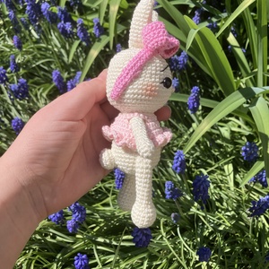 Horgolt nyuszi baba - játék & sport - plüssállat & játékfigura - nyuszi - Meska.hu