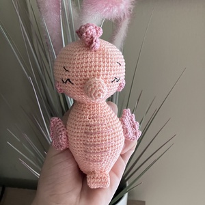 Horgolt, amigurumi csikóhal, Játék & Sport, Plüssállat & Játékfigura, Más figura, Horgolás, MESKA