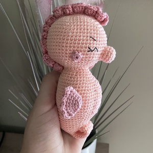 Horgolt, amigurumi csikóhal - játék & sport - plüssállat & játékfigura - más figura - Meska.hu