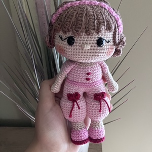 Jasmine- Horgolt, amigurumi lány  , Játék & Sport, Plüssállat & Játékfigura, Más figura, Horgolás, MESKA
