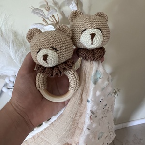 Macis Babaköszöntő szett, Baba - mama, Babalátogató ajándékcsomag, Horgolás, Varrás, MESKA