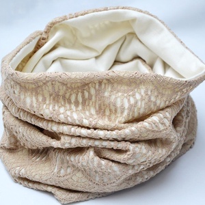 Tejeskávé-krém női  körsál - ruha & divat - sál, sapka, kendő - sapka & sál szett - Meska.hu