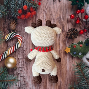 Horgolt szarvas Akció!!! - játék & sport - plüssállat & játékfigura - más figura - Meska.hu