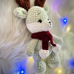 Horgolt szarvas - játék & sport - plüssállat & játékfigura - más figura - Meska.hu