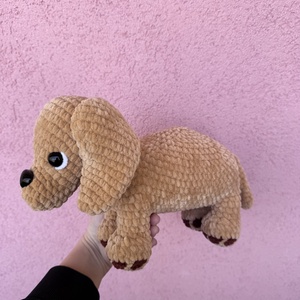 Kézzel horgolt plüss kutya - játék & sport - plüssállat & játékfigura - kutya - Meska.hu