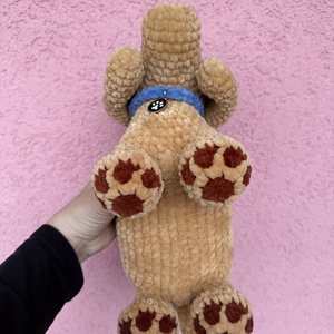 Kézzel horgolt plüss kutya - játék & sport - plüssállat & játékfigura - kutya - Meska.hu