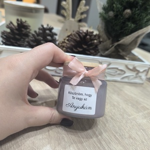 Egyedi gyertya ajándék saját felirattal - otthon & életmód - gyertya, illat, aroma - gyertya - Meska.hu
