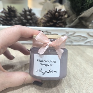 Egyedi gyertya ajándék saját felirattal - otthon & életmód - gyertya, illat, aroma - gyertya - Meska.hu