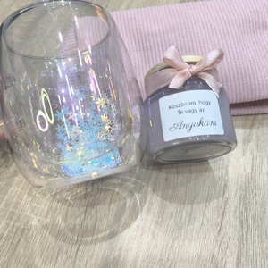 Egyedi gyertya ajándék saját felirattal - otthon & életmód - gyertya, illat, aroma - gyertya - Meska.hu