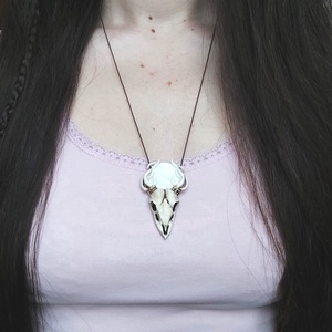 Szarvaslélek amulett kagylóhéj Holddal - ékszer - nyaklánc - medálos nyaklánc - Meska.hu