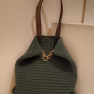 Trio Verde Long  kézzel horgolt, 3-féleképpen hordható táska - táska & tok - variálható táska - Meska.hu Trio Verde Long  kézzel horgolt, 3-féleképpen hordható táska - táska & tok - variálható táska - Meska.hu