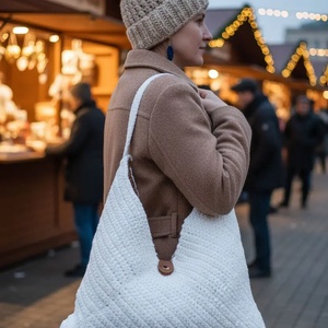 Nomádia - horgolt táska, Táska & Tok, Kézitáska & válltáska, Kézitáska, Horgolás, MESKA