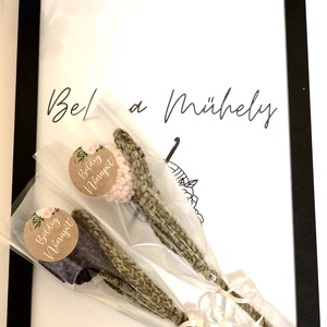  Horgolt Bársony Tulipán � Örök virág Nőnapra, díszcsomagolásban - Meska.hu