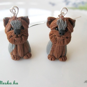 Yorkshire terrier fiú kutya-fülbevaló... lindamano részére -  - Meska.hu