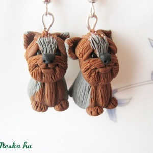 Yorkshire terrier fiú kutya-fülbevaló... lindamano részére -  - Meska.hu
