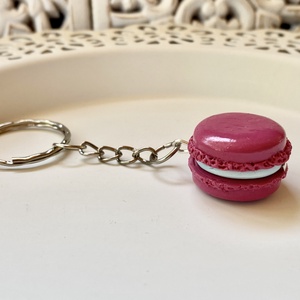 Macaron,pink-kulcstartó - táska & tok - kulcstartó & táskadísz - kulcstartó - Meska.hu