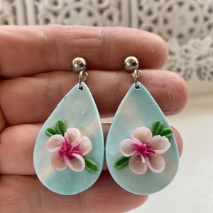 Cseresznye virgos csepp fülbevaló 1. - Meska.hu