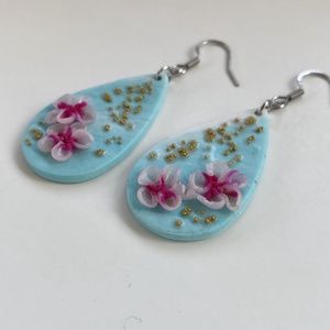 Cseresznye virgos csepp fülbevaló 2. - ékszer - fülbevaló - lógó fülbevaló - Meska.hu